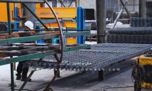 مش پیش جوش فولادی با میلگرد 12 و 14